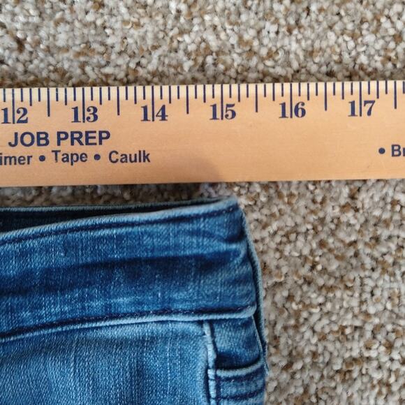 ATHLETA Sculptek Skinny Stretch Raw Hem Ankle Jeans Size 10 - Picture 9 of 12